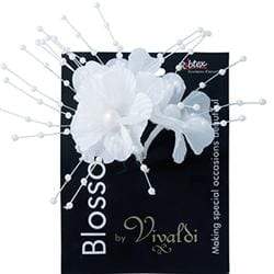 AussieSuperStore Art & Craft Essentials Iceburg Flower Large Pearl with Spray (in 6 colors) Flower Large Pearl Spray  | Artificial Craft Flower Decorations 9323823174583 FL33ICE